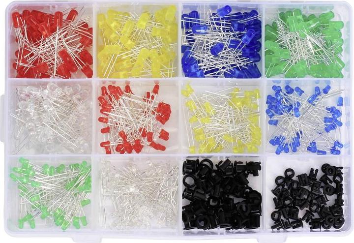Actual product image Tru Components T23O126 LED range red, green, yellow, blue, white 20 mA 2 V