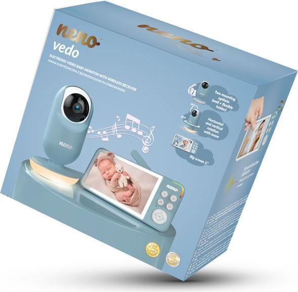 Produktbild Neno VEDO BLUE Elektronische Baby-Nanny mit drahtlosem Empfänger (300 m)