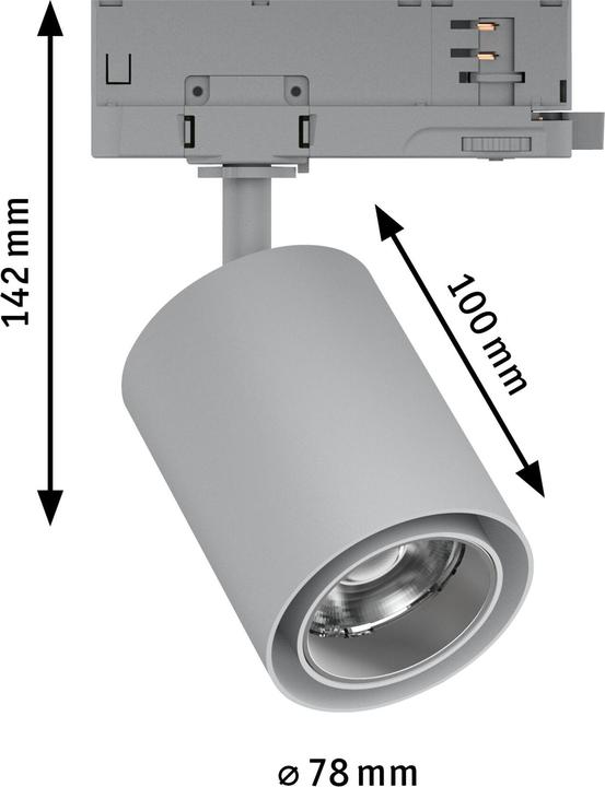 Produktbild Paulmann PAUL LED-Stromschienenstrahler (1450 lm)
