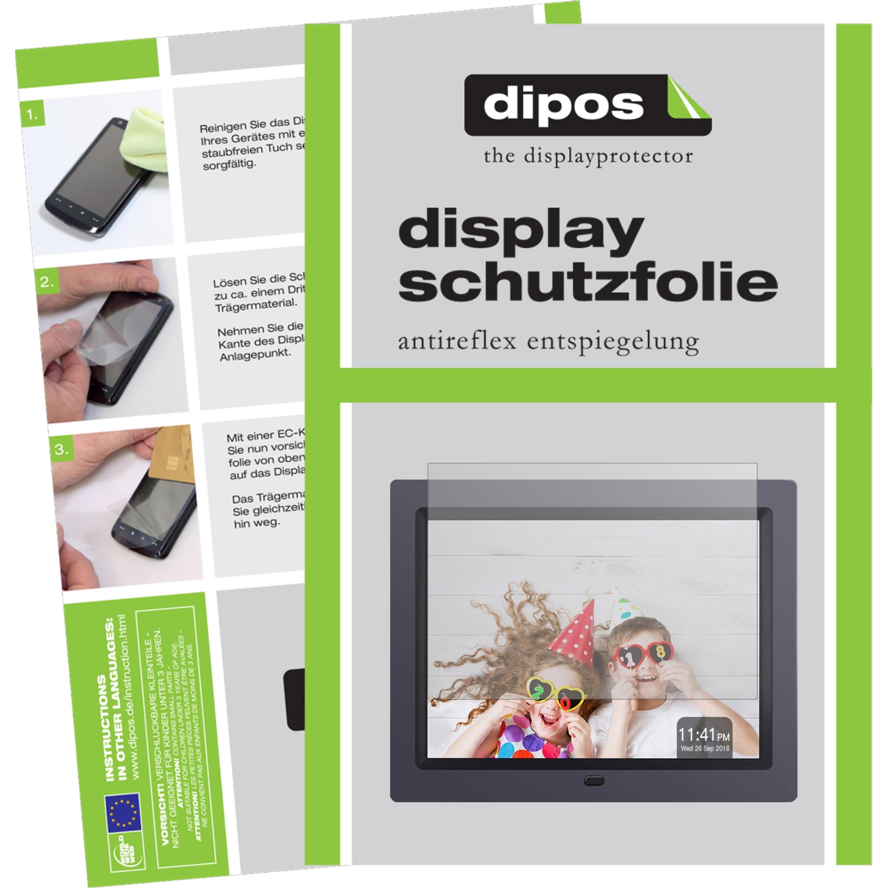 Dipos Displayschutzfolie Antireflex (2 Stück, Apeman 8), Tablet Schutzfolie