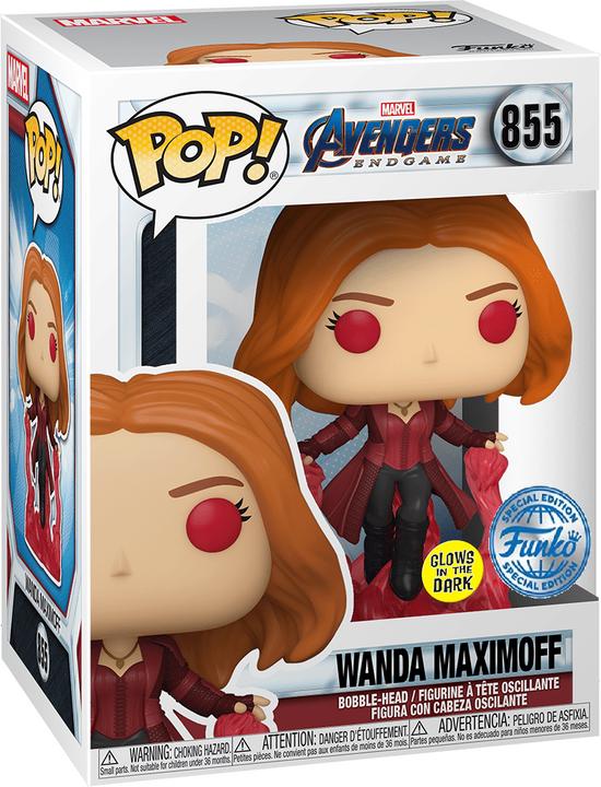 Produktbild Funko POP! Marvel Avengers Endgame Wanda Maximoff Phosphorescente