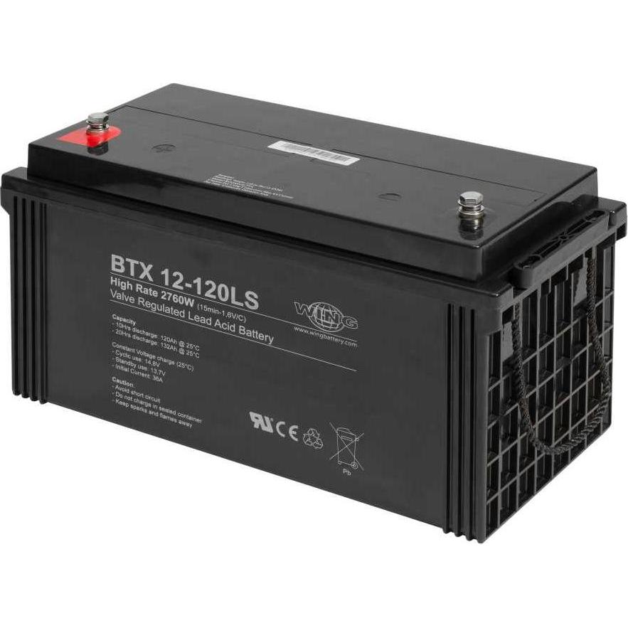 XCell, Versorgungsbatterie, Wing BTX12-120LS 12V 126,2Ah high rate hochstromfähig Bleiakku AGM Blei Gel Akku (12 V, 126....