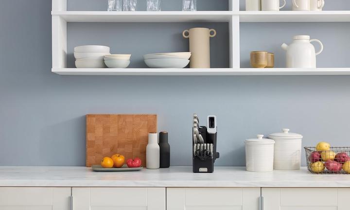 Actual product image Ninja Knife set steel wood stainless steel 14 pieces