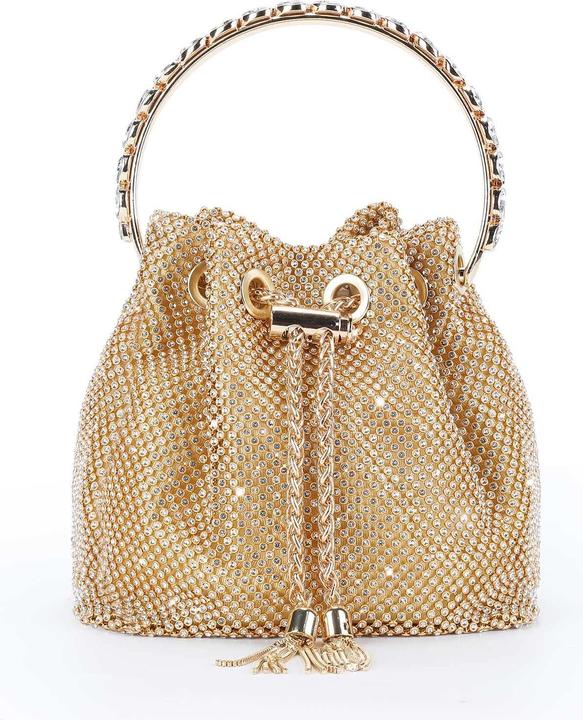 Only-Bags.Store Clutch Abendtasche Glitzer Umhängetasche kleine Paillettenhandtasche Umhängetasche Kettentasche