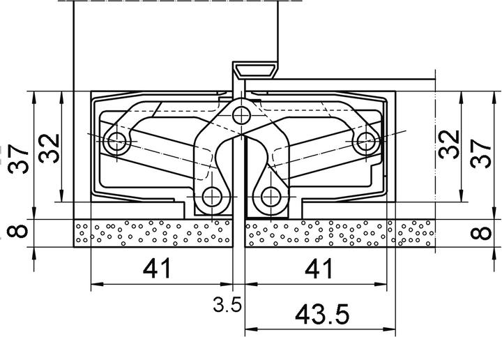 Image du produit Simonswerk TECTUS TE 540 Charnières d'objets 3D A8