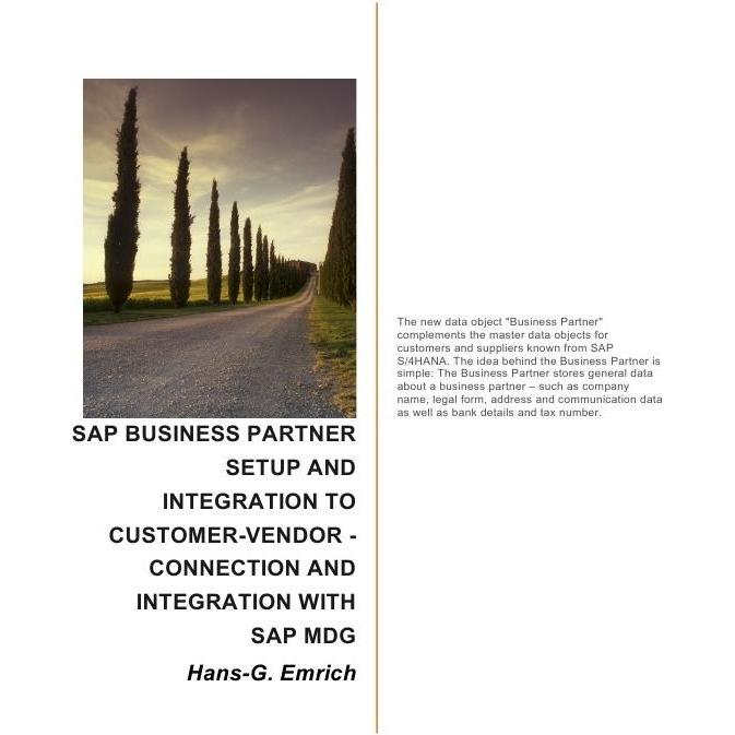 SAP BUSINESS PARTNER Handbook with Integration CVI and SAP MDG-BP, Ratgeber von Hans-Georg Emrich