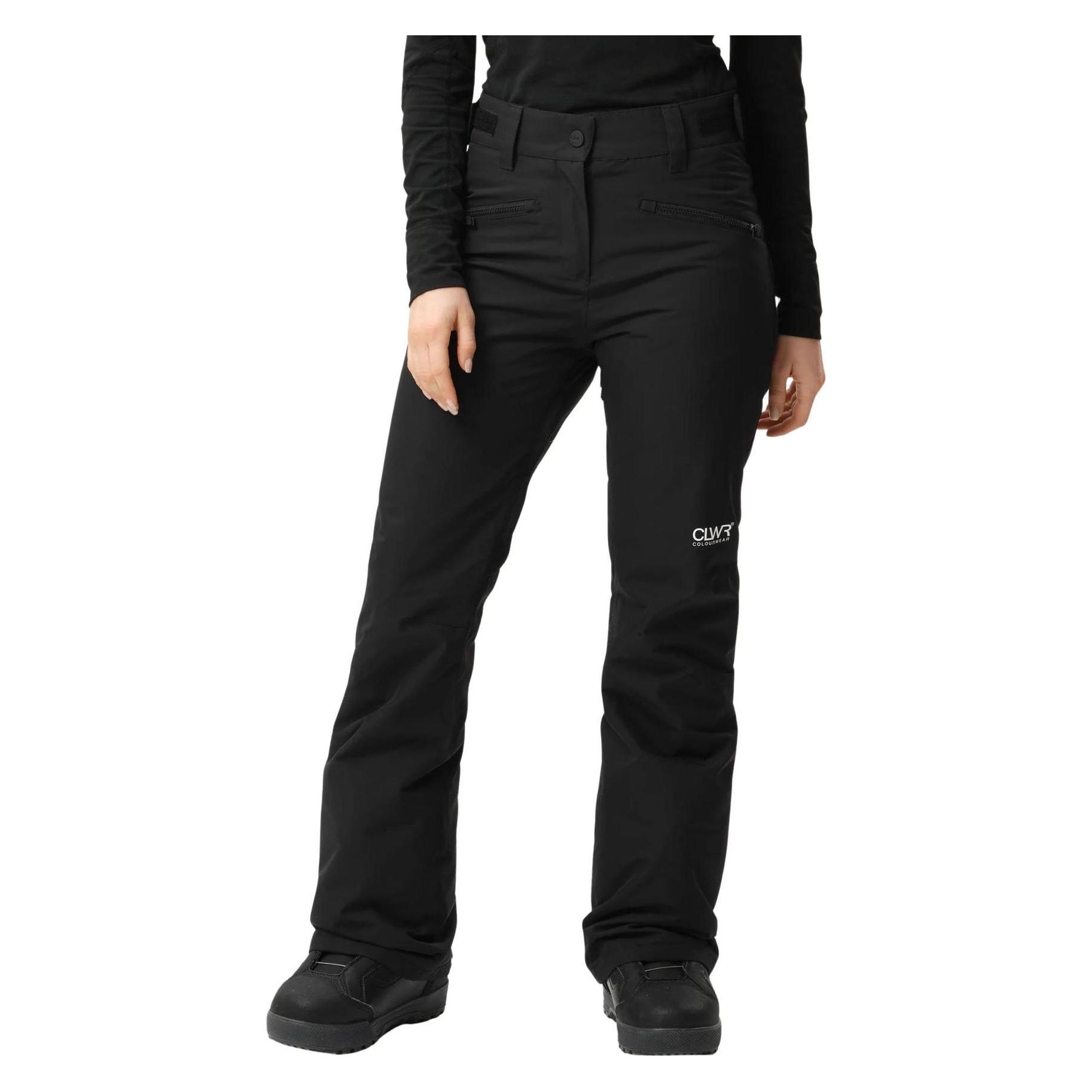 Colourwear, Damen, Skihosen, W Cork (S), Schwarz