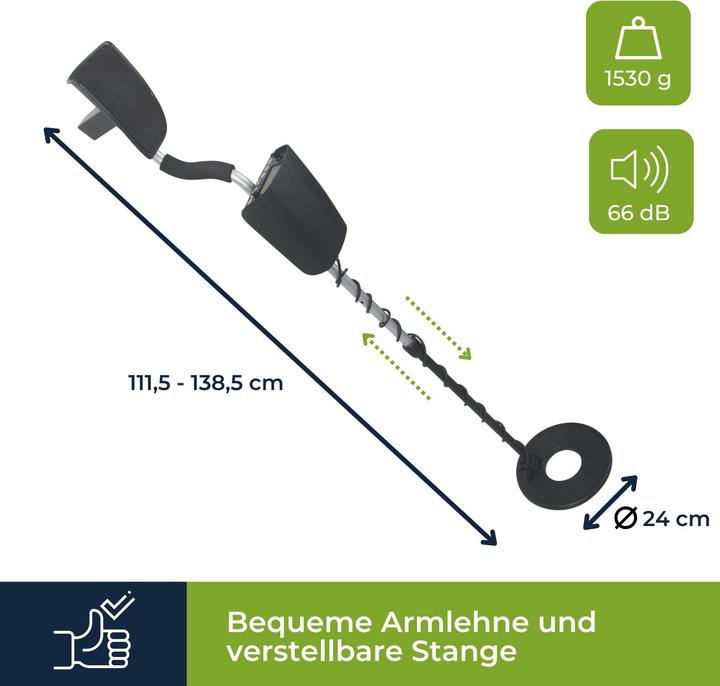 Immagine prodotto Velleman Metal detector - Premium - profondità di ricerca 25 cm