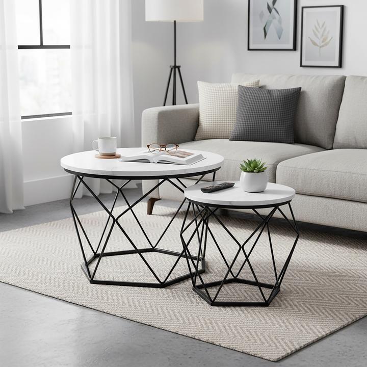 Image du produit Relaxdays Lot de 2 tables basses