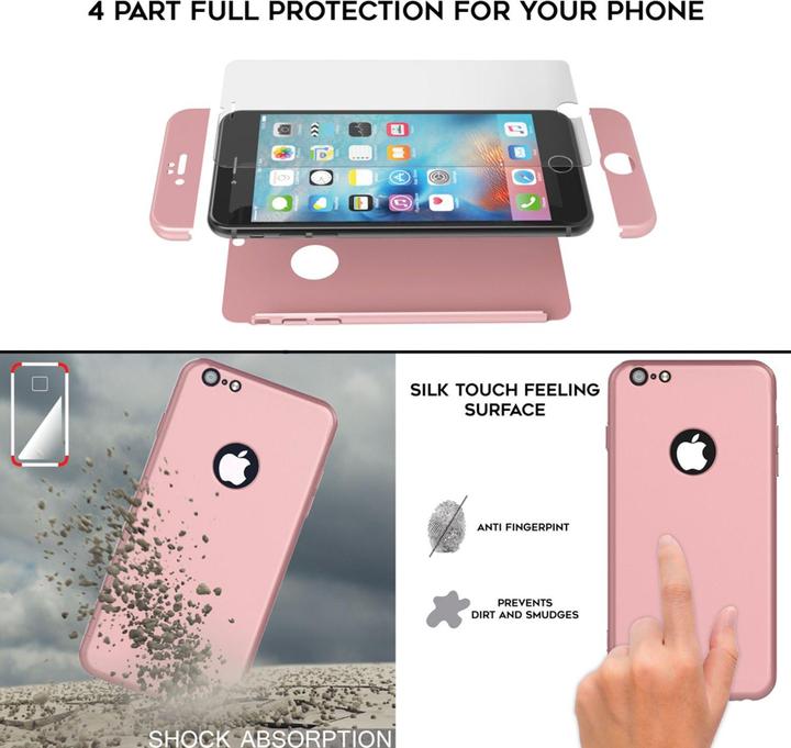Image du produit Nalia Étui pour téléphone portable à 360 degrés (Apple iPhone 6, Apple iPhone 6s)