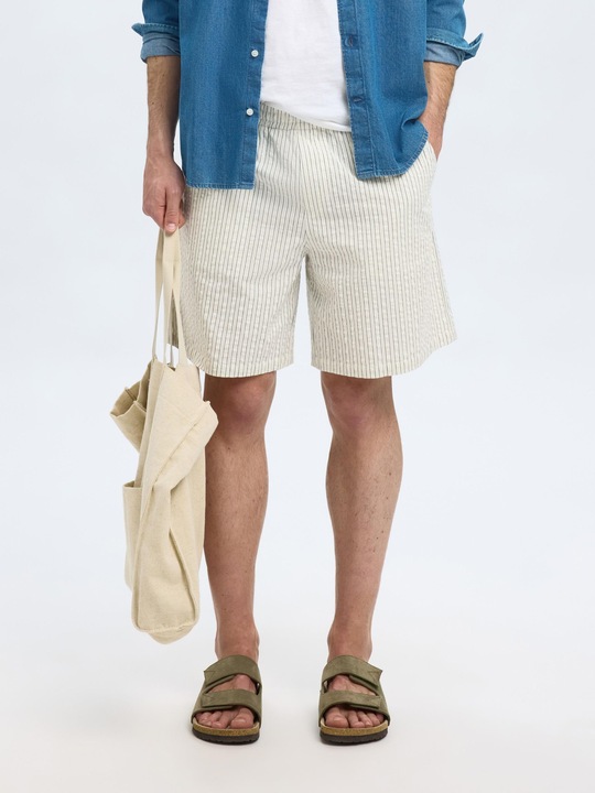 Actual product image Selected Homme Seersucker Shorts (S)