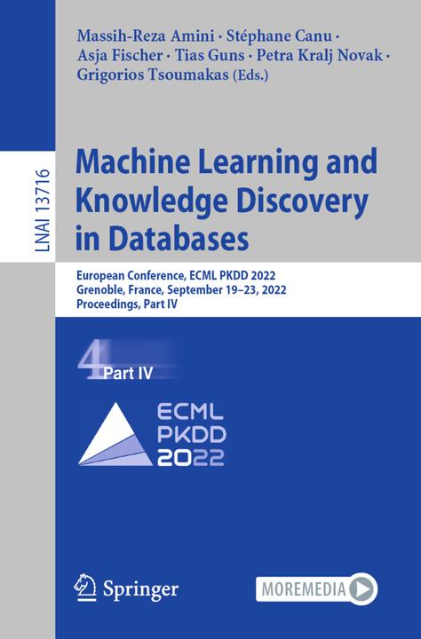 Energie-Label Machine Learning and Knowledge Discovery in Databases (Englisch, Asja Fischer, Grigorios Tsoumakas, Massih-Reza Amini, Petra Kralj Novak, Stéphane Canu, Tias Guns, 2023)