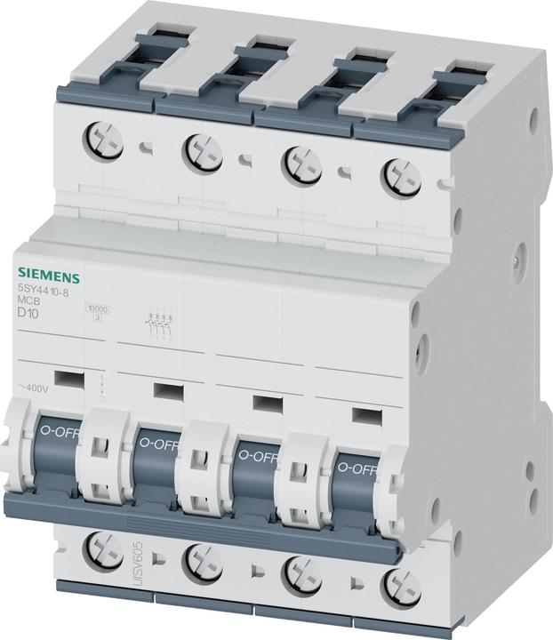 Produktbild Siemens Circuit breaker 400V 10kA 4P 10A