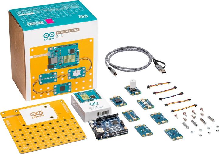 Image du produit Arduino UNO R4 Wi-Fi Plug-and-Make-Kit