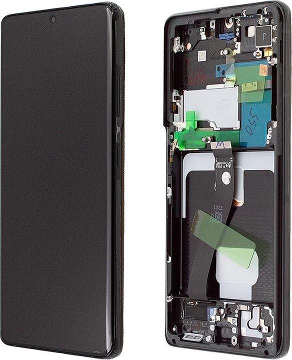 Immagine prodotto Samsung Originale Galaxy S21 Ultra SM-G998B Display LCD Touch Phantom nero (Display, Samsung Galaxy S21 Ultra)
