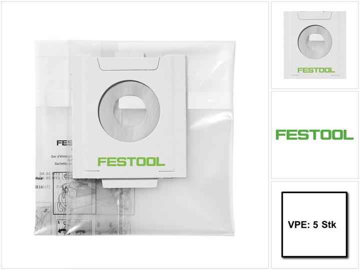 Actual product image Festool Disposal bag ENS-CT 26 AC/5