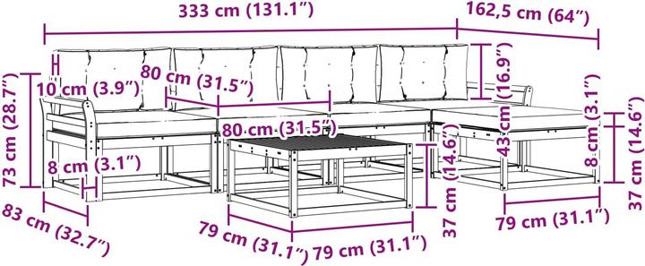 Produktbild vidaXL Sofa Set