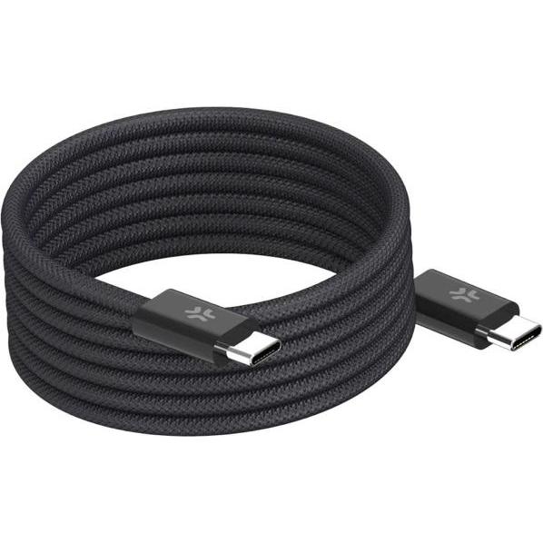 Celly Magnetisches USB-C-Kabel 2m 60W (2 m, 60 W), Cavo USB