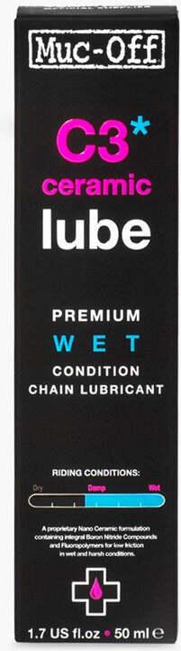Immagine prodotto Muc-Off Lubrificante ceramico a umido C3 (120 ml, Olio per catene)