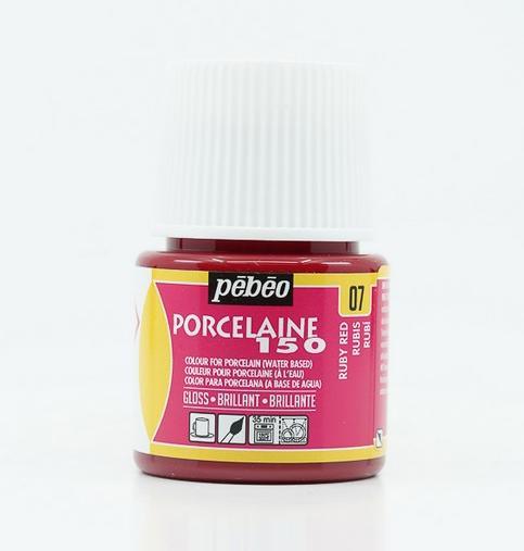 Actual product image Pebeo Porcelaine 156 (Ruby, 45 ml)