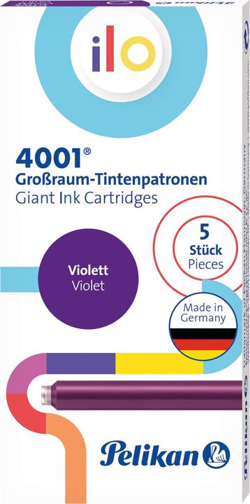 Produktbild Pelikan Tintenpatrone Ilo Violett (5 Stück, Violett)