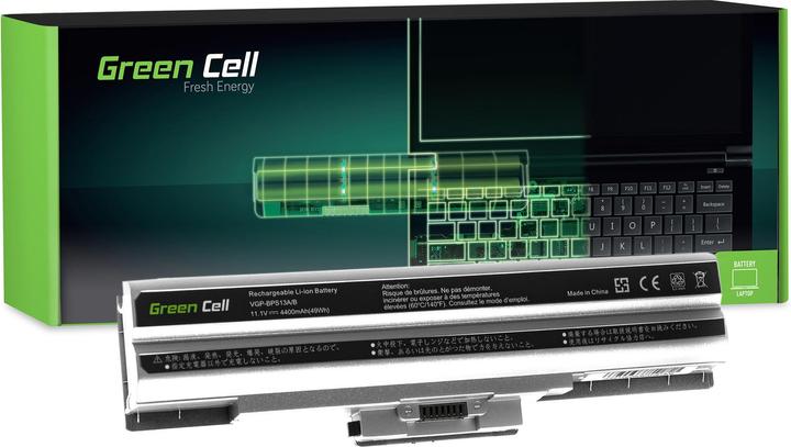GreenCell Laptop Battery for Sony Vaio VGP-BPS13 VGP-BPS21 (silver) - 11.1V - 4400mAh (6 Zellen, 4400 mAh)