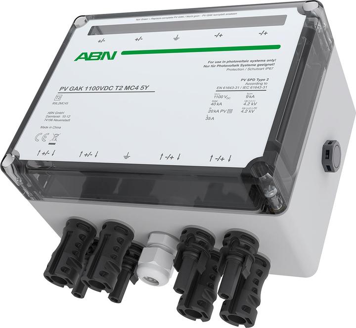 ABN PV-Generator-Anschlusskasten