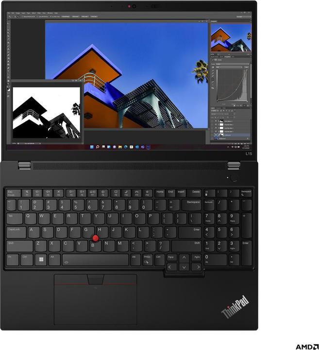 Actual product image Lenovo ThinkPad L15 G4 AMD Ryzen 5 Pro 7530U 39.62cm 15.6inch FHD No Touch 16GB 512GB SSD UMA WWAN R (15.60", 512 GB, 16 GB, DE, AMD Ryzen 5 Pro 7530U)