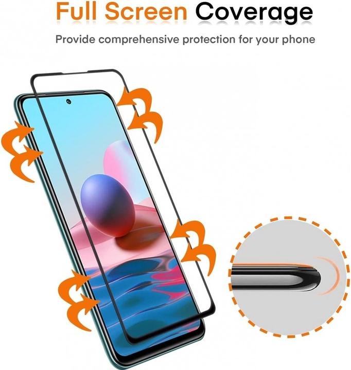 Image du produit Screenguard Xiaomi Redmi Note 10S Full Screen Protective Glass 2.5D 9H (1 pcs, Xiaomi Redmi Note 10S)