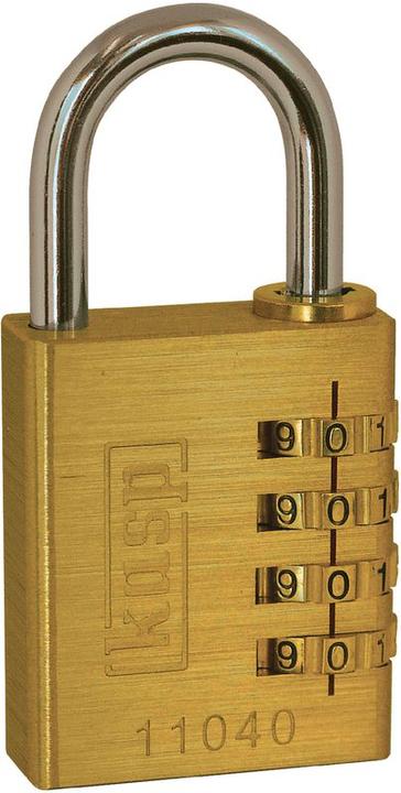 Produktbild Kasp Vorhängeschloss K11040 Gold-Ge