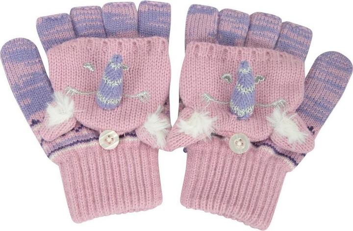 Actual product image Mountain Warehouse Childrens/Kids Knitted Unicorn Gloves (One size)