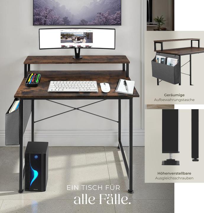 Image du produit tectake Bureau (80 x 55 x 90 cm)
