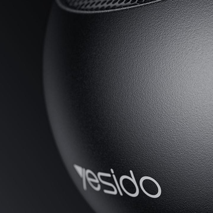 Actual product image Yesido - Mini Wireless Speaker (YSW33) - Aluminum Alloy, 3W, Bluetooth 5.0, 300mAh - Black