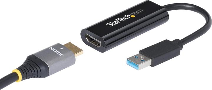 Image du produit StarTech Carte Vidéo Slim USB 3.0 HDMI (USB-A, 19 cm)