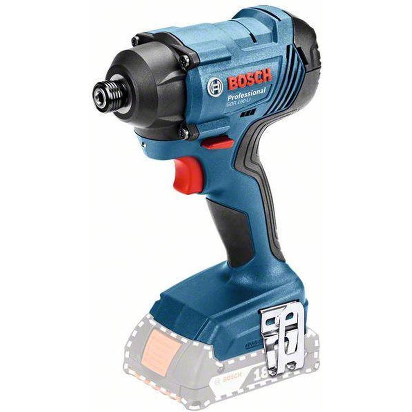 Bosch Professional, Bohrmaschine + Akkuschrauber, GDR 180-LI Solo (Akkubetrieb)