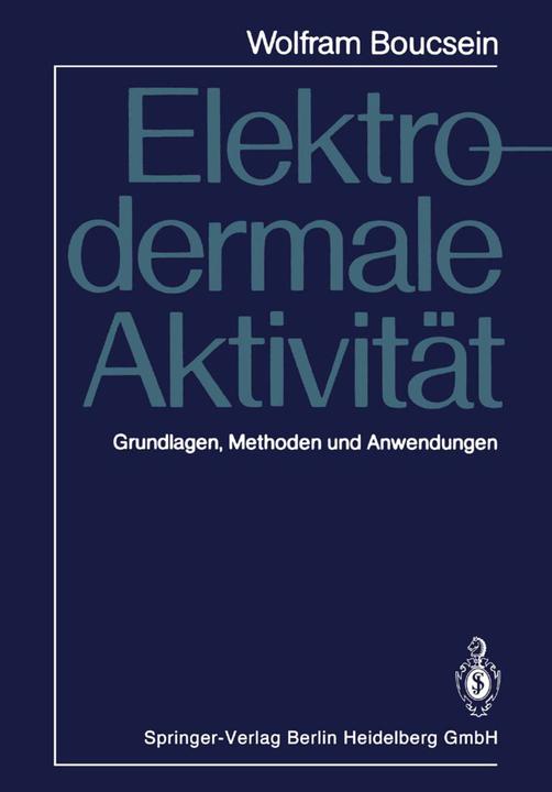 Produktbild Elektrodermale Aktivität (Deutsch, Wolfram Boucsein, 2013)