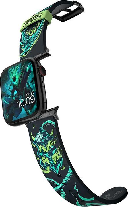 Produktbild Moby Fox League of Legends bracelet pour smartwatch Thresh (22 mm, Edelstahl, Silikon)