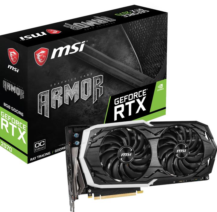 Produktbild MSI GeForce RTX 2070 ARMOR OC (8 GB)