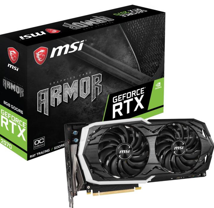 Produktbild MSI GeForce RTX 2070 ARMOR OC (8 GB)