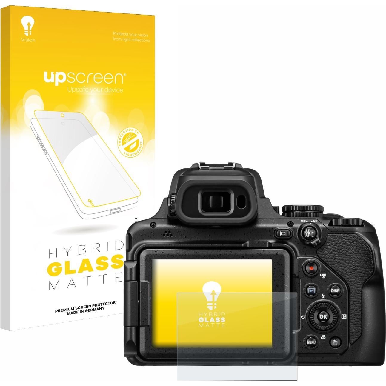 upscreen Schutzglas Schutzfolie Displayschutz Display Schutz Glas Folie matt (Displayschutz), Kameraschutz