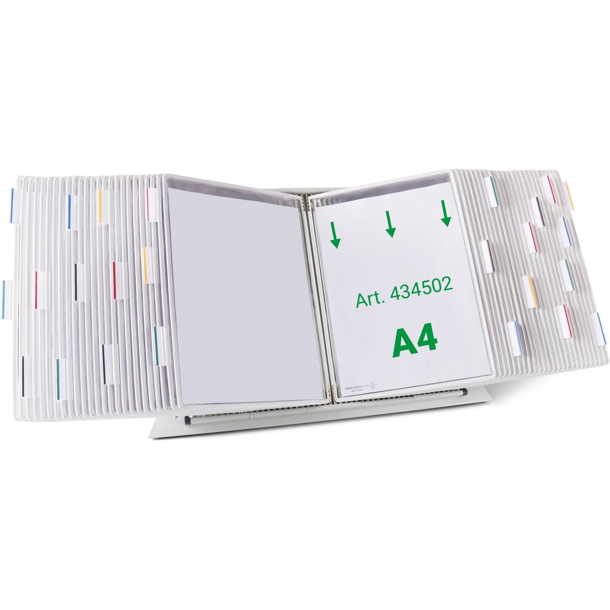 Tarifold, Informationsschild, Sichttafelsystem 434502 DIN A4 weiss mit 50 St. Sichttafeln