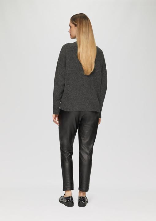 Actual product image S.Oliver Strickjacke Flauschiger Cardigan mit Knöpfen (S)