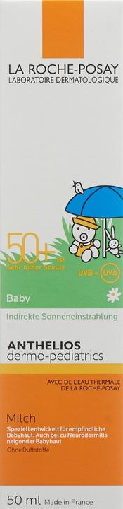Actual product image La Roche Posay Anthelios Dermo-Kids Baby Milk Nourishing Sun Protection Milk (Suntan lotion, SPF 50+, 50 ml, 86 g)