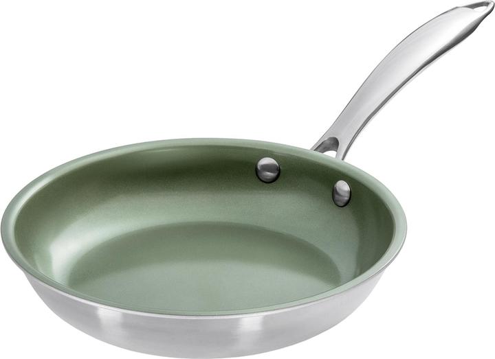 Actual product image Just Vegan Frying pan 'CeraVegan (20 cm, Frying pan, Stainless steel)