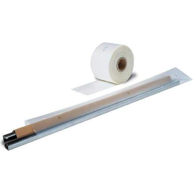 Transpak, Materiale da imballaggio, Film tubolare larghezza 80mm lunghezza 250m spessore 100µ LDPE trasparente /scatola. (2 pz.)