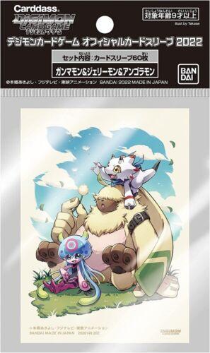 Bandai Digimon Card Game Official Card Sleeves 2022 Gammammon, Jerry Mon, Angoramon