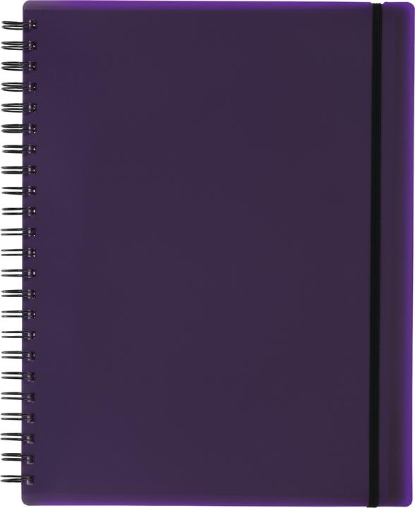 Kolma Easy A4 chequered purple notebook (A4, Checked, Hardcover)