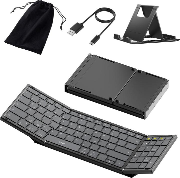 Image du produit Inateck Keyboard faltbar N0135 black (DE, Sans fil)