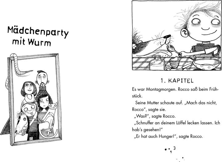 Produktbild Rocco Randale - Mädchenparty mit Wurm (Deutsch, Alan MacDonald, 2021)