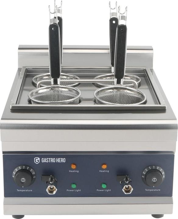 Image du produit Gastro Hero Cuiseur de pâtes électrique - Tamis -,l
